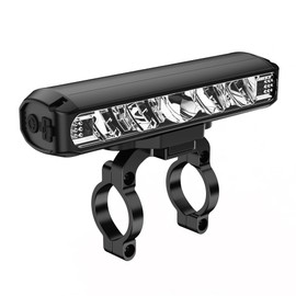 Bright Bike Headlight Rechargeable LED Front Light for Bike Aluminum Alloy Bicycle Lights for Night Riding
