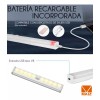 Maíz Lampara Sensor De Movimiento Recargable Usb 10 Focos Led