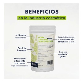 Gelificante Transparente Vegetal Cosmetico Goma Xantana 100g