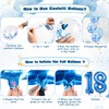 Decorazioni per 18° compleanno, palloncini blu per 18° compleanno, striscione