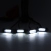4pcs 12V Car LED Grille Light High Brightness Accessory Fit