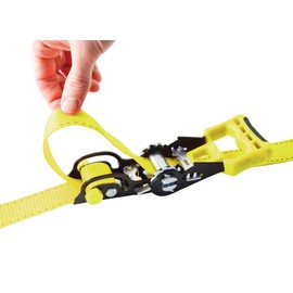 Erickson 31425 Sliding Ratchet Strap (with Cap Locks, 1 1/4" x 14', 2000 lb.), 2 Pack