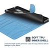 Shantime Leather Wallet Case Compatible with AGM Glory G1S Pro,