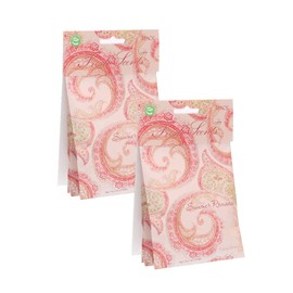 Willowbrook | Fresh Scents Scented Sachet Packet | Summer Romance | Air Freshener Bags for Drawers, Closets, Cars | 6 Pack | Long Lasting Home Fragrance | WillowBrook