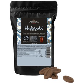 Valrhona Hukambi Ombré 53-Percent-Cacao Milk Chocolate Couverture Feves, 1 Pound