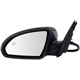 Marketplace Auto Parts Left Driver Side Power Mirror - Paint to Match - Power Folding - with Heated Glass, Turn Signal, Memory, and Blind Spot Detection - Compatible with 2016-2018 Kia Optima