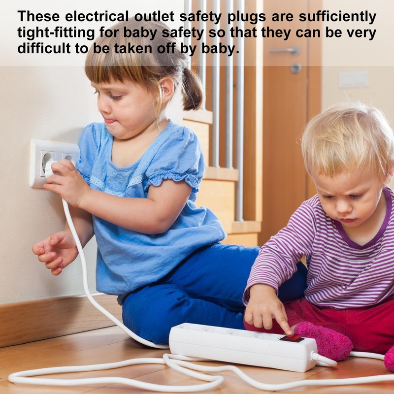 MECCANIXITY 24 Pack Outlet Covers Proofing, Plug Covers Easy Installation