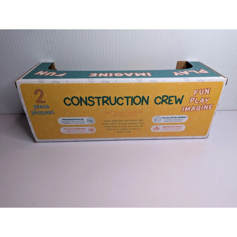 Playtek Truck Set Development Interactive Play Construction Motor Skill Imagine