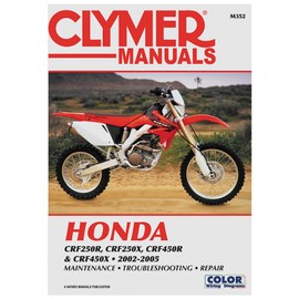 Clymer Repair Manuals for Honda CRF450R 2002-2005