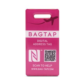 Bagtap - PVC - Digital Luggage and Travel Tag, PVC pink