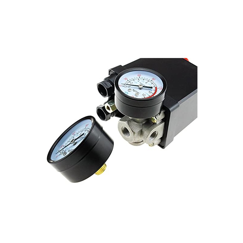 Create idea 1/4 Inch BSP Thread Air Pressure Gauge Dial