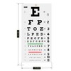 PECULA Eye Chart for Exams - Snellen Wall Chart 20
