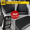 AOMSAZTO Black Leather Console Armrest Cushion for Sonata 2011-2014 Hyundai
