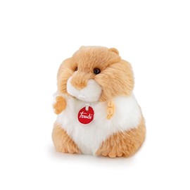 Trudi TUDN6000 Fluffies Soft Toy Hamster Approx. 20 cm, Size S, Cuddly Stuffed Toy with Soft Materials, Plush Toy with Realistic Details, Washable, Cuddly Toy for Children & Babies, Light Brown