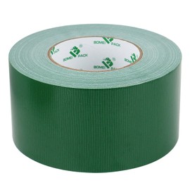 Heavy Duty Green Duct Tape, Multi-Use Easy Tear Gaffer Waterproof Cloth Tape for Repairing, Maintenance and Industrial Use, 3 Inch x 22 Yards, 9 mil Thick, 1 Roll, BOMEI PACK