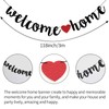 AINIUNIU Welcome Garland, Welcome Home Banner, for Family Party Housewarming