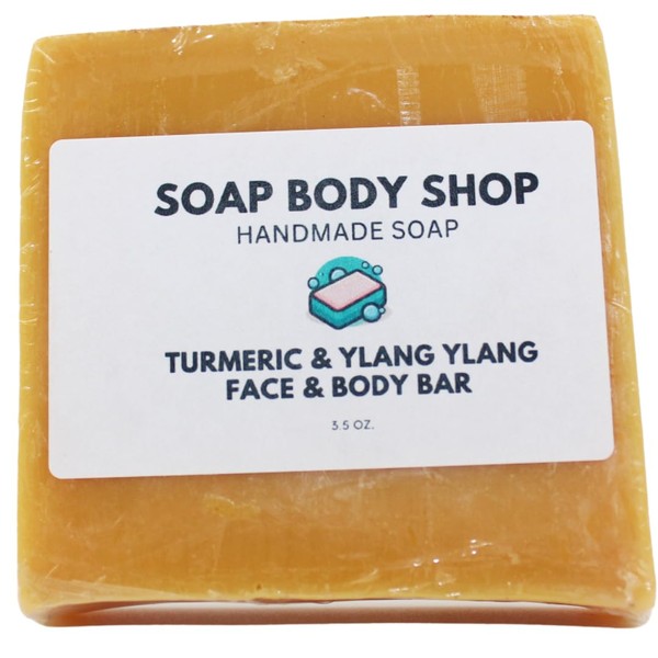 Turmeric Brightening Soap – Gentle, Handmade Face & Body Bars