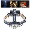 7 Core Headlight Long Range USB Rechargeable Headlamp Outdoor Work