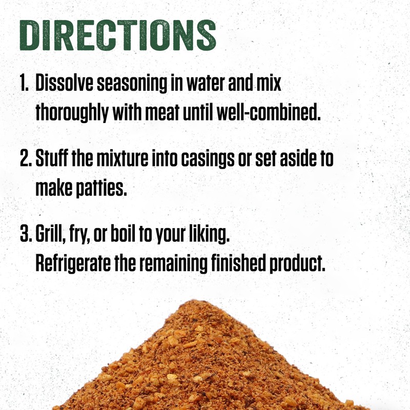 LEM Products Backwoods Garlic Chili Pepper Fresh Sausage Seasoning, Ideal