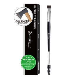 Bueart Design Bien Elaborado #20 Brocha Doble con Acabado Plano para Detalles Brocha para Corrector de Cejas Fina Y Plana de Precisión Brocha Plana para Definir Firme para Dar Forma Mezclar El Contorn