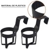 Voarge 2 x Car Bottle Cages Cup Holder ABS Plastic