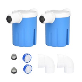 Automatic Water Level Control Valve Inside Type,side Inner Water Automatic Float Valve Water Level Control Valve Uesd for Water Tank, Solar Energy, Auto Pot, Aquarium 2PCS (3/4'' Side Inner)