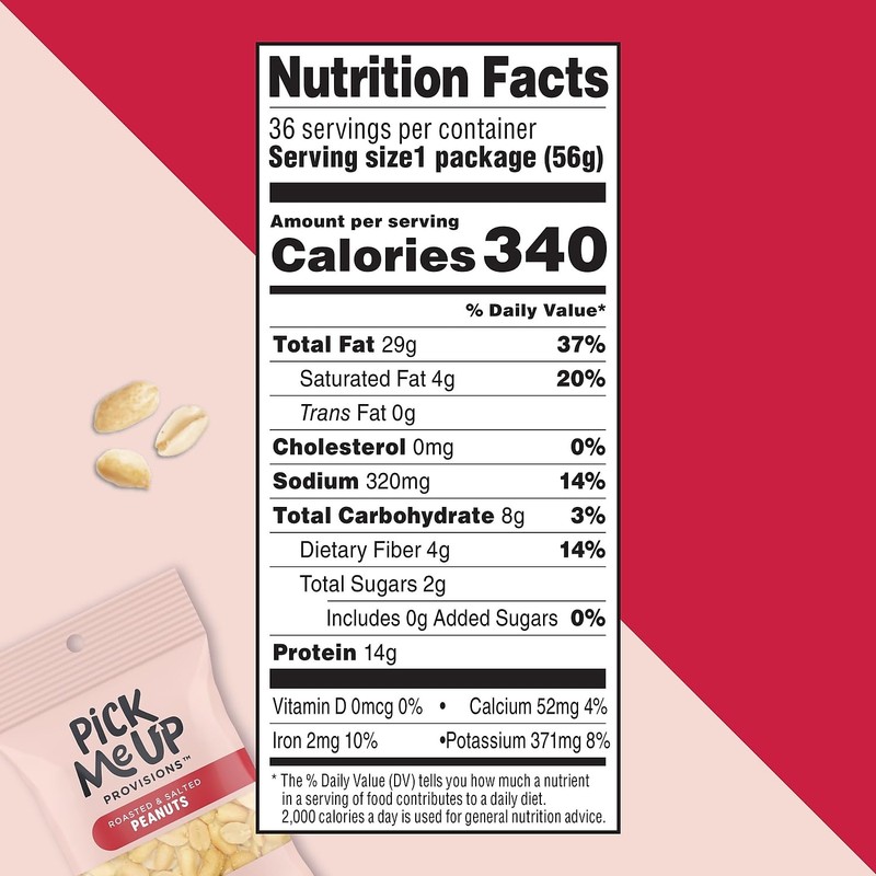 Staples Pick Me Up Provisions Roasted & Salted Peanuts, 2