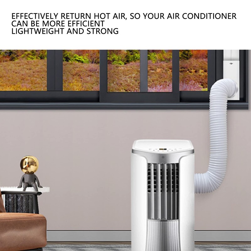 5.9 Inch Exhaust Hose Coupler, Window Adapter Tube Connector Air