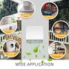 8 Inch Hooded Wall Vent with Screen& Damper,Arc-Shaped Wall Exhaust