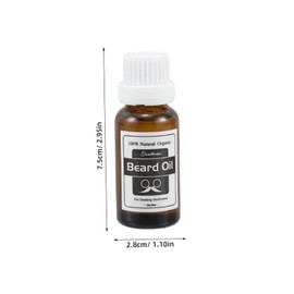 minkissy Beard Nourishing Kit Beard Softening Oil Shave Oil 20ml Hydrate Repair Comfort