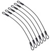 GORGECRAFT 6-Pack Stainless Steel Wire Rope Lanyard Cable Tether Safety