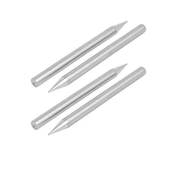 sourcingmap 40W 4.5mm Shank Dia Straight Soldering Iron Tip Rework