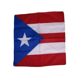 AES Wholesale Lot 6 22"x22" Puerto Rico Rican Light Royal Blue Bandana Bandanna