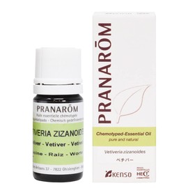 Pranarom Vetiver, 0.2 fl oz (5 ml) (PRANAROM Chemo Type Essential Oil)