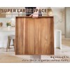 Extra Large Square Wood Tray, Generously 22" Acacia Serving Trays