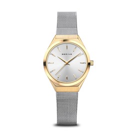 BERING 18729-010 Women's Analogue Quartz Watch with Milanese Strap, silver, Bracelet