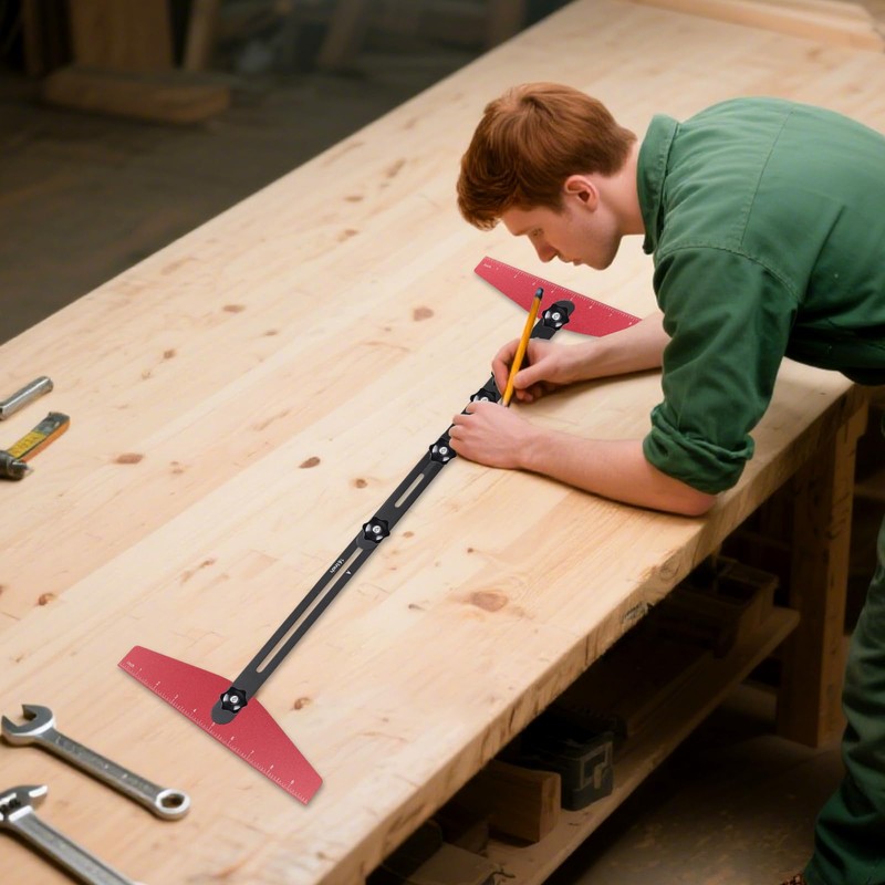 Stair Tread Template Tool - Solid Stair Tread Gauge, Stair