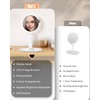 vpu 15X Magnifying Makeup Mirror with Lights, Double Sided 360°