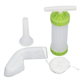 Sausage Stuffer Casing Set Food Grade Plastic Inedible Ham Sausage Casing Kitchen Accessories for Household Use 10kg White