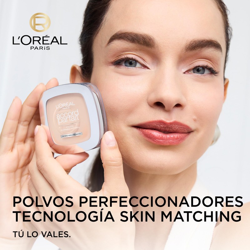 L'OREAL AccordparfaitpoudreteintR3- Beigerose