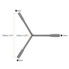 HARFINGTON 2pcs Y-Shaped 3 Way Socket Wrench 8mm 9mm 10mm
