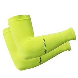 UPF 50 Sunblock UV Protective Compression Arm Cooling Sleeves for Men Women Kids, 1 Pair