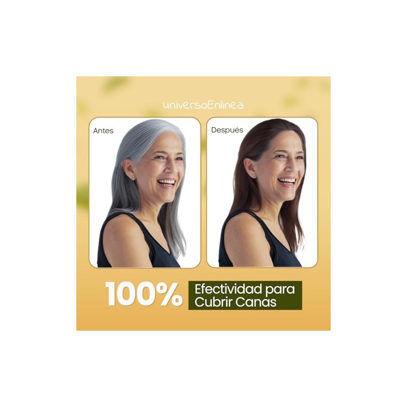 Black Instant Hair Color Shampoo for Gray Hair, 3 In