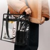 Bolsa de Mano Transparente O Hombro para Mujer, Crossbody Bandolera