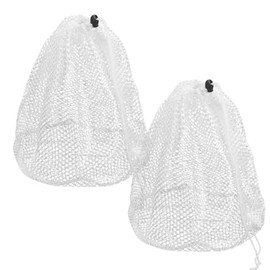 DBOO 2PCS Mesh Laundry Bags 30x40cm - Coarse Mesh Washing Machine Bags with Drawstring, Reusable & Multi-Purpose Net Bags for Delicates, Bras, Socks, Baby Clothes & Travel Organising