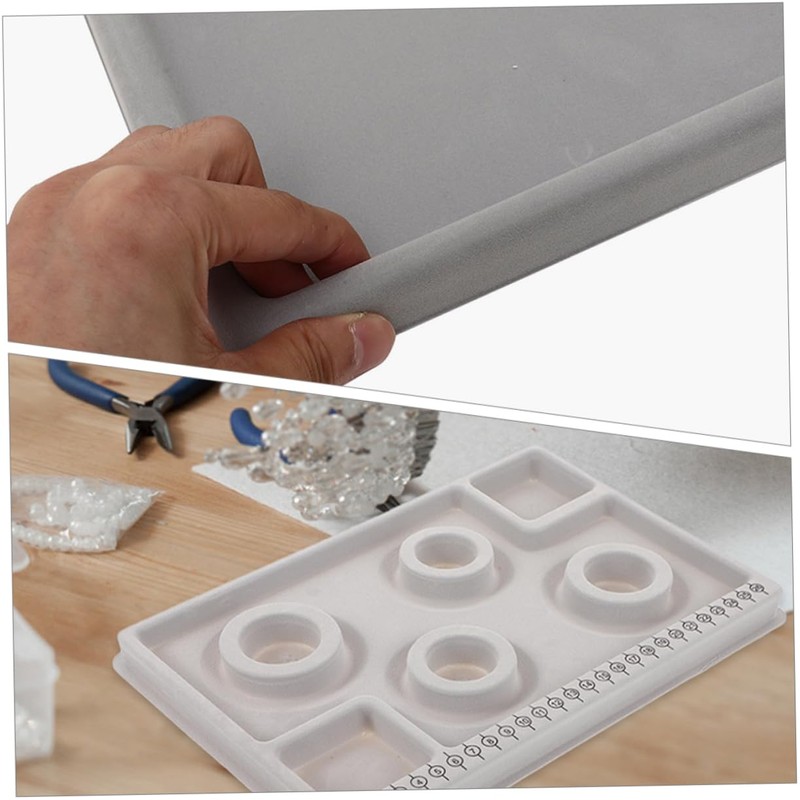 Operitacx Bracelet Bead Design Board Multi-Functional Beading Mat Jewelry Making