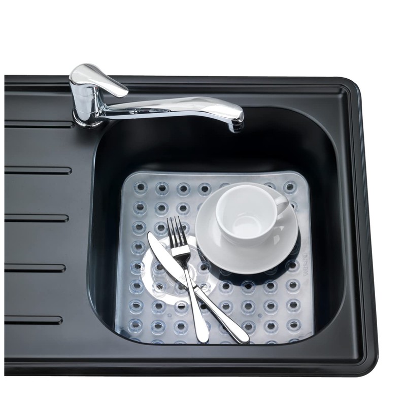 Wenko Sink Insert Crystal Square Sink Mat