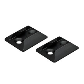 VanEssential Venture L-Track Single Stud Mount Black - 2 pack