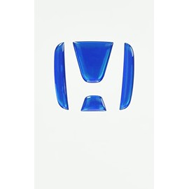 HASEPRO Crystal Emblem (For Rear) Honda N-BOX JF1/2 (Crystal Blue) CREH-9BL