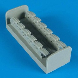 Quickboost QBT32023 1:32 Quickboost Messerschmitt Bf109E Exhausts (HAS kit) #32023